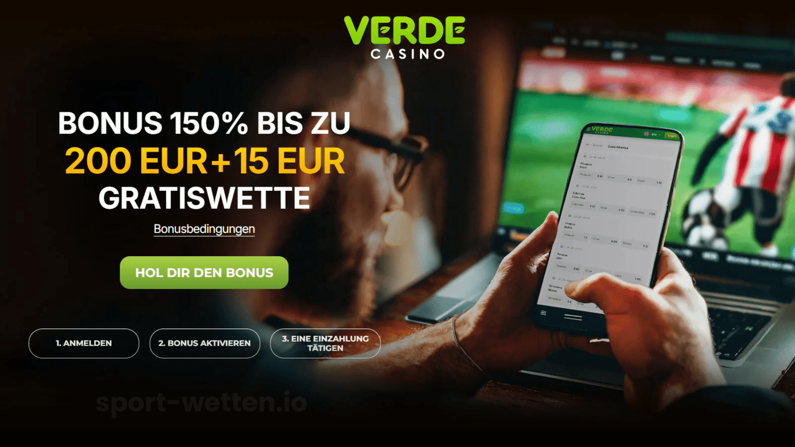 Verde Sportwetten Bonus 1920x1080